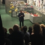 Danish Architecture Center CEO Kent Martinussen, a board member of both AAO and ICAM, welcomes the conference attendees (with DAC retail store in the background).